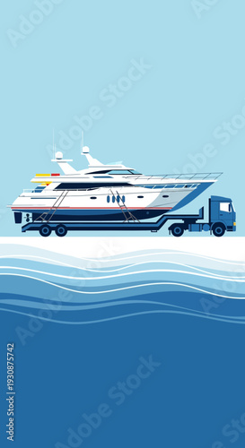 Luxury Yacht Transportation Across Waterways Transportation