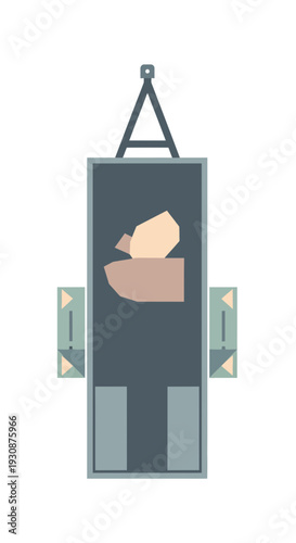 Minimalist Abstract Art Installation Displayed In Modern Gallery Space