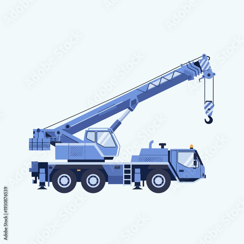 Mobile Construction Crane Vehicle Industrial Machinery for Heavy Lifting Operations
