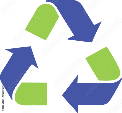 Four sustainable energy and environmental symbols representing eco-friendly practices Vector