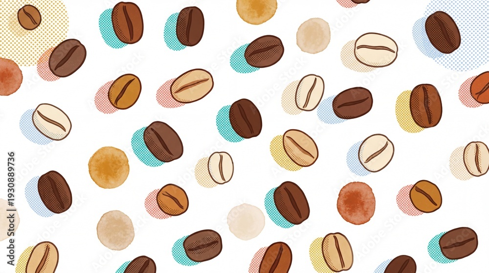 Obraz premium coffee beans background
