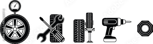 Auto Repair Tools Tire Service Maintenance Equipment