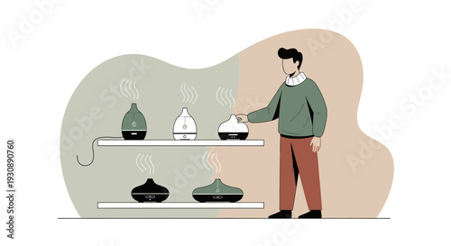 Modern Home Aroma Diffuser Selection For Wellness