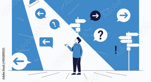Navigating Uncertainty Seeking Direction Crossroads Of Decision Making