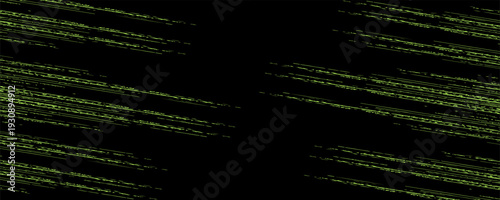 Modern grunge composition in black and green for banner or poster design.