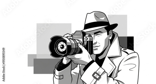 photographer with camera