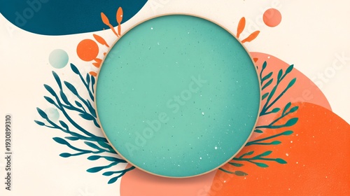 minimal illustrated wheat frame with thin stems and simplified shapes, focusing on negative space and softness. The cozy relaxing tone is expressed through gentle color transitions and uncluttered