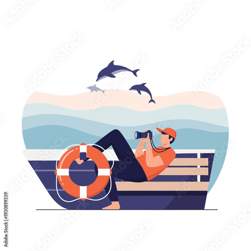 Photographer Captures Marine Life While Relaxing On A Boat Trip