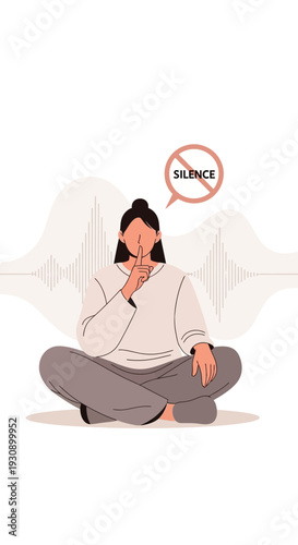 Quietude Personified Keeping Secrets And Maintaining Calmness