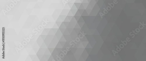 White triangle geometric pattern background, Geometric background made of triangles, Abstract geometric background. Vector 3d illustration