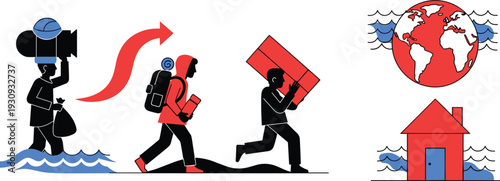 Migration Crisis Global Impact People Seeking Shelter