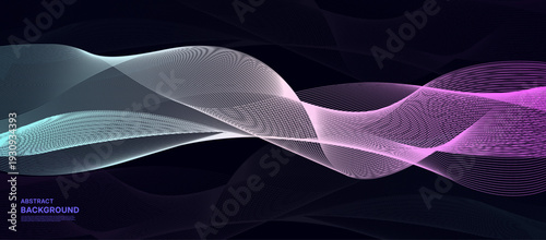 Modern colorful gradient wave background with smooth abstract flow design for professional branding and creative digital layouts