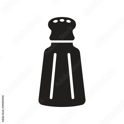 Salt shaker icon for seasoning and condiments in cooking and dining
