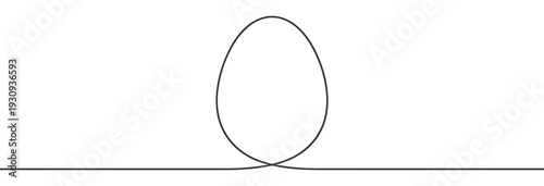 Abstract continuous line loop drawing illustration represents a journey, cycle, or endless process on a clean white surface.