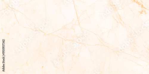Luxury beige marble texture background with soft orange veins, elegant stone surface for interior design and decor