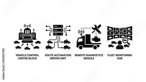 Fleet Management System Icons