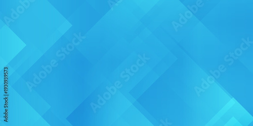Abstract blue geometric background with overlapping transparent square shapes and diagonal lines for modern tech design