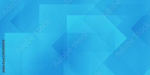 Abstract blue geometric background with overlapping transparent square shapes and diagonal lines for modern tech design