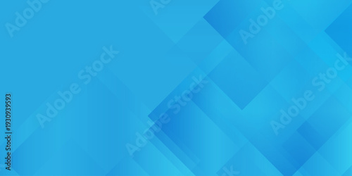 Abstract blue geometric background with overlapping transparent square shapes and diagonal lines for modern tech design