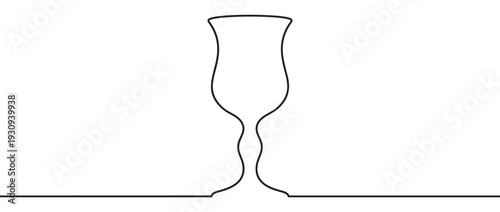 Optical illusion artwork depicts two faces and a vase, showcasing a fascinating example of figure-ground perception in art.