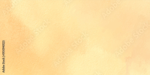 Yellow and peach watercolor background with soft texture, abstract pastel wash for wedding invites and spring design