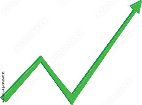 Uplifting financial growth visual, a dynamic candlestick chart 3d representation for business success
