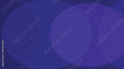 Abstract deep purple celestial background featuring overlapping bokeh circles and a dense field of tiny glowing particles perfect for magical nocturnal wallpaper and digital art backdrops