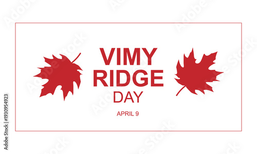 Vimy Ridge day