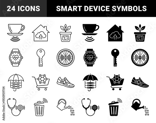 Hybrid smart object collection featuring integrated digital sensors in everyday items like footwear umbrellas household tools and wearable devices