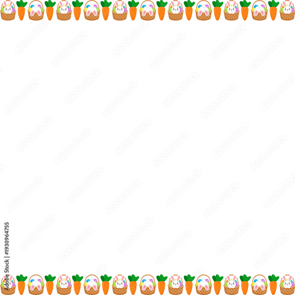 Obraz premium Cute Bunny Background