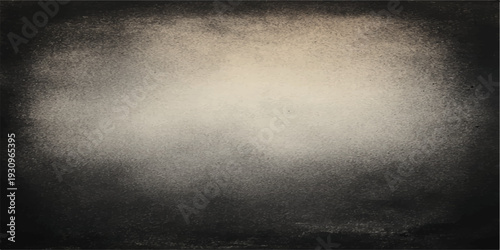 A dark grunge metal background featuring a rough textured surface of aged black concrete and dirty vintage paper with a gray weathered pattern for a blank antique wall backdrop design