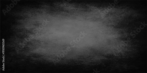 Dark grunge black concrete wall texture with a vintage rough stone pattern and dirty grey paper backdrop for a blank textured design