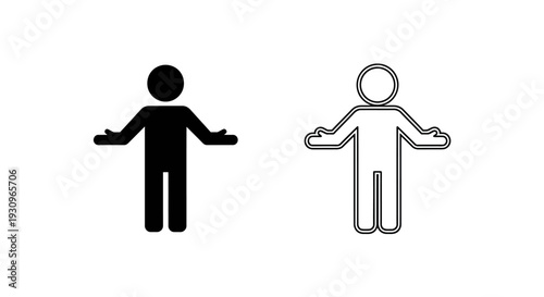 Diverse gender symbols, inclusive design, modern gender equality icons Vector