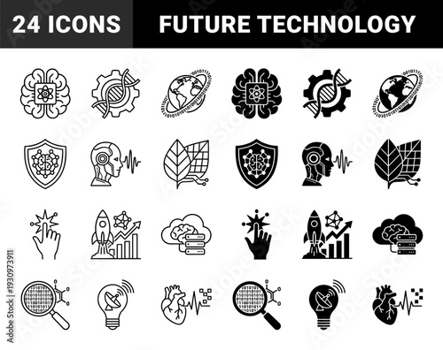 Hybrid technology and science symbols merging artificial intelligence with biology environmental sustainability data analytics and law for modern innovation