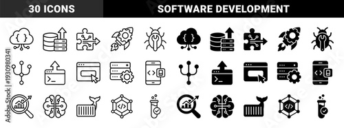 Software Development and Data Engineering Hybrid Symbols Featuring Cloud Programming Code Bug Repair Database Scaling and Machine Learning Brain Logic