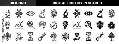 Scientific research and financial technology hybrid concepts featuring laboratory equipment merged with digital currency symbols and data visualization elements
