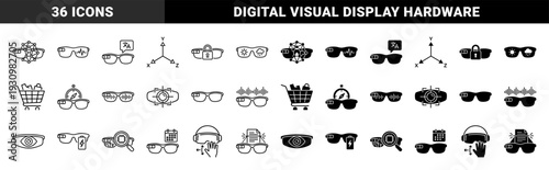 Augmented reality smart glasses with integrated hybrid interface symbols including biometric data translation navigation and spatial computing functions