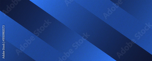 Black dark blue abstract background. Geometric. Line stripe triangle angle corner diagonal 3d. Gradient. Light, shadow. Grain noise grange. Matte metal metallic.Technology business. Design.Wide banner