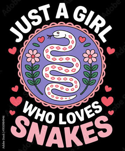 Snake Handler -Snake Lover - Girl Loves Snakes