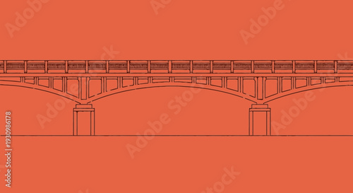 Simple Illustration of a Bridge Structure.
