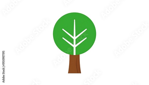 Free Download Stylized Tree Illustration - A Simple and Clean Design. - GFXLoad