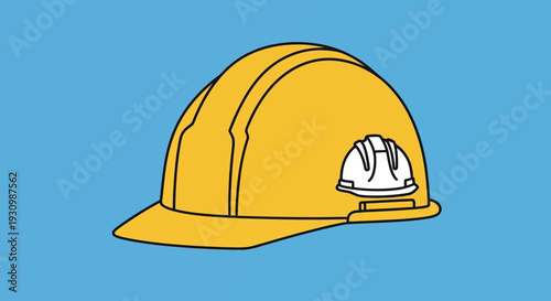 Yellow Hard Hat Safety.