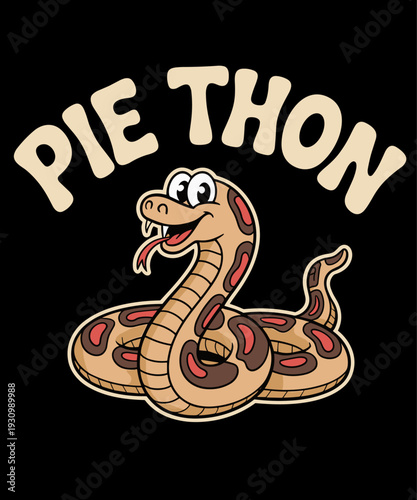 unny Pie Thon Python Snake Pun