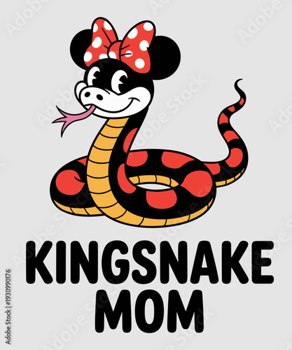 Kingsnake Pet Snake Funny Kingsnake Mom