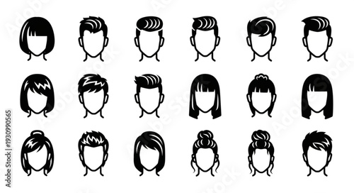 Collection of Diverse Hairstyles for Men and Women.