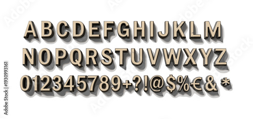 3d bold typography with shadow effects for modern design projects