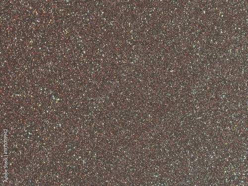 Canvas Print Macro photography of elegant bronze metallic paint texture with fine sparkles