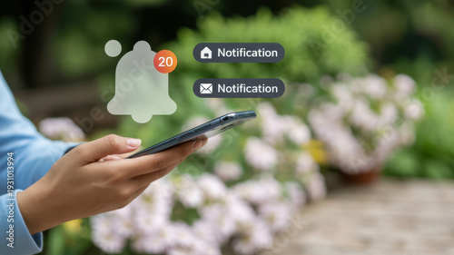 Mobile Multi-Channel Notification Alert with App Icons 
