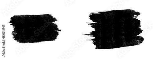 brush stroke creating a textured ink smear, abstract hand painting effect, grunge element, transparent background