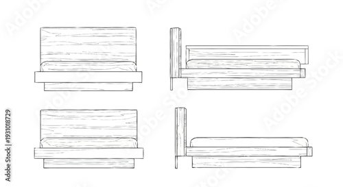 Wooden corner bracket with screws